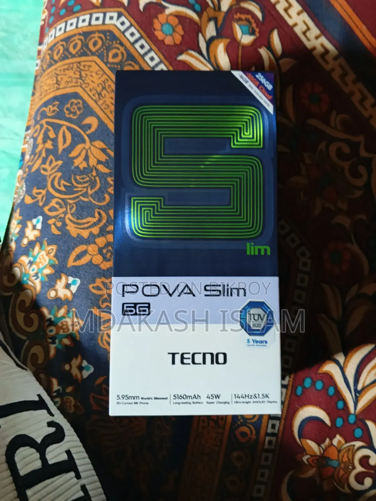 Tecno Pova Slim 5G 256 GB Black
