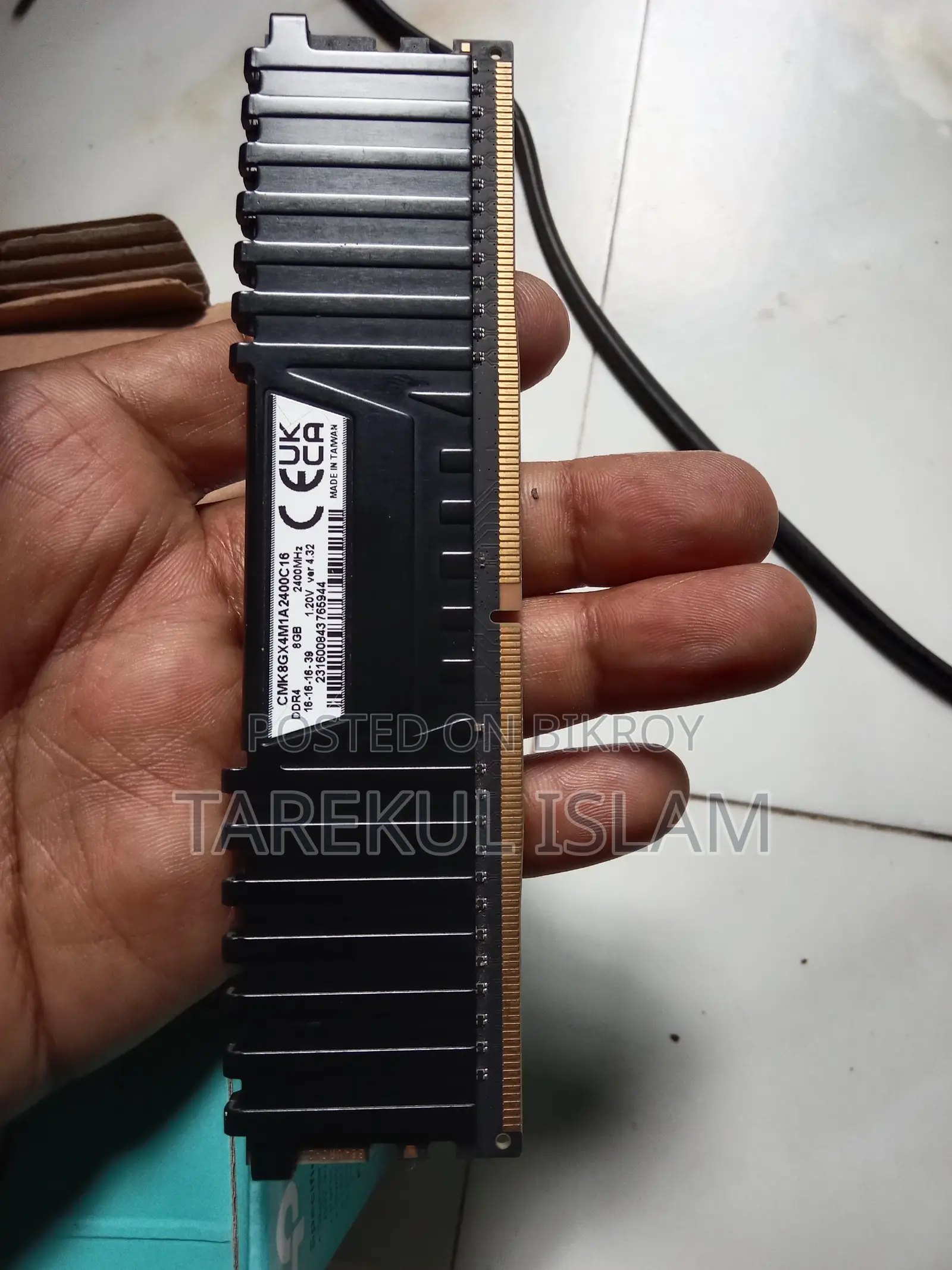 Corsair 4gb DDR4 RAM 2400mhz