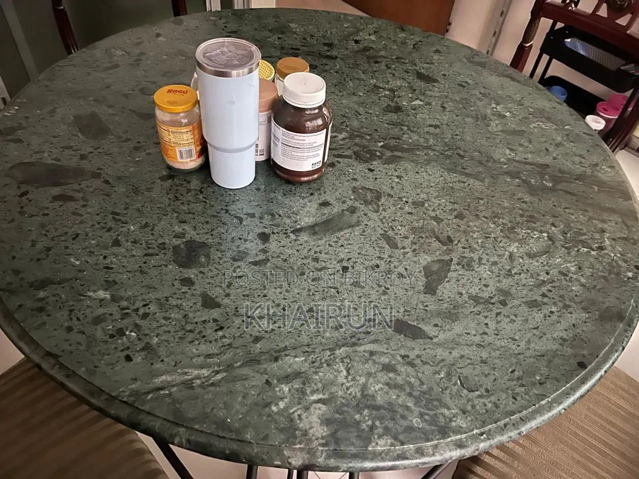 Marble dining table,