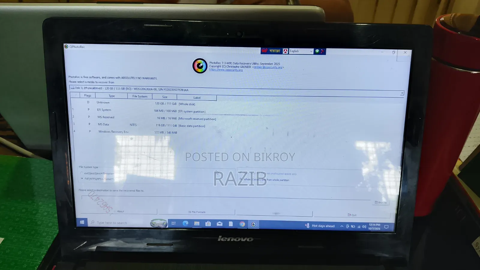 Lenovo Laptop 24GB AMD SSD 128GB