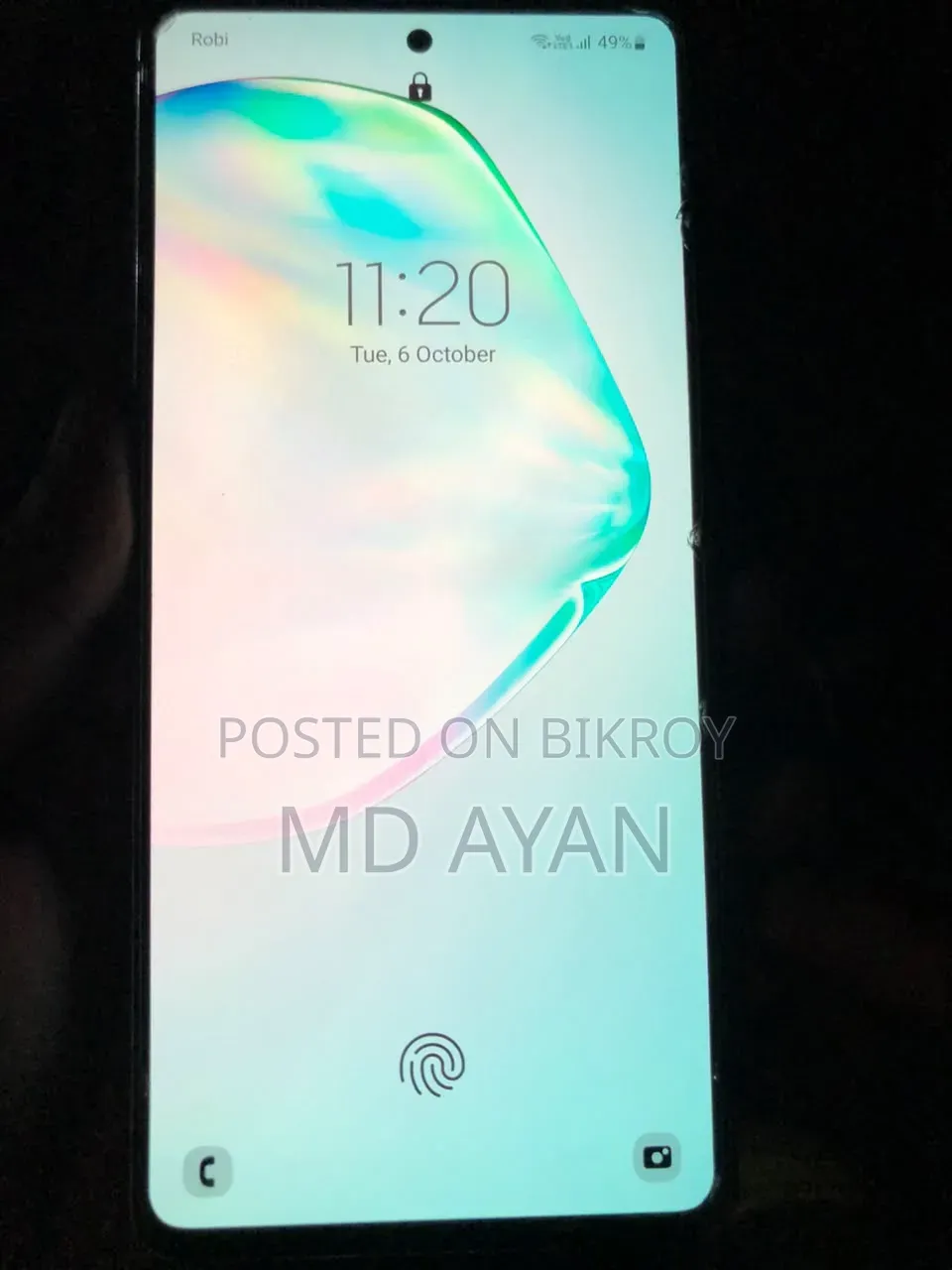 স্যামসাং গ্যালাক্সি নোট ১০ লাইট ১২৮ জিবি