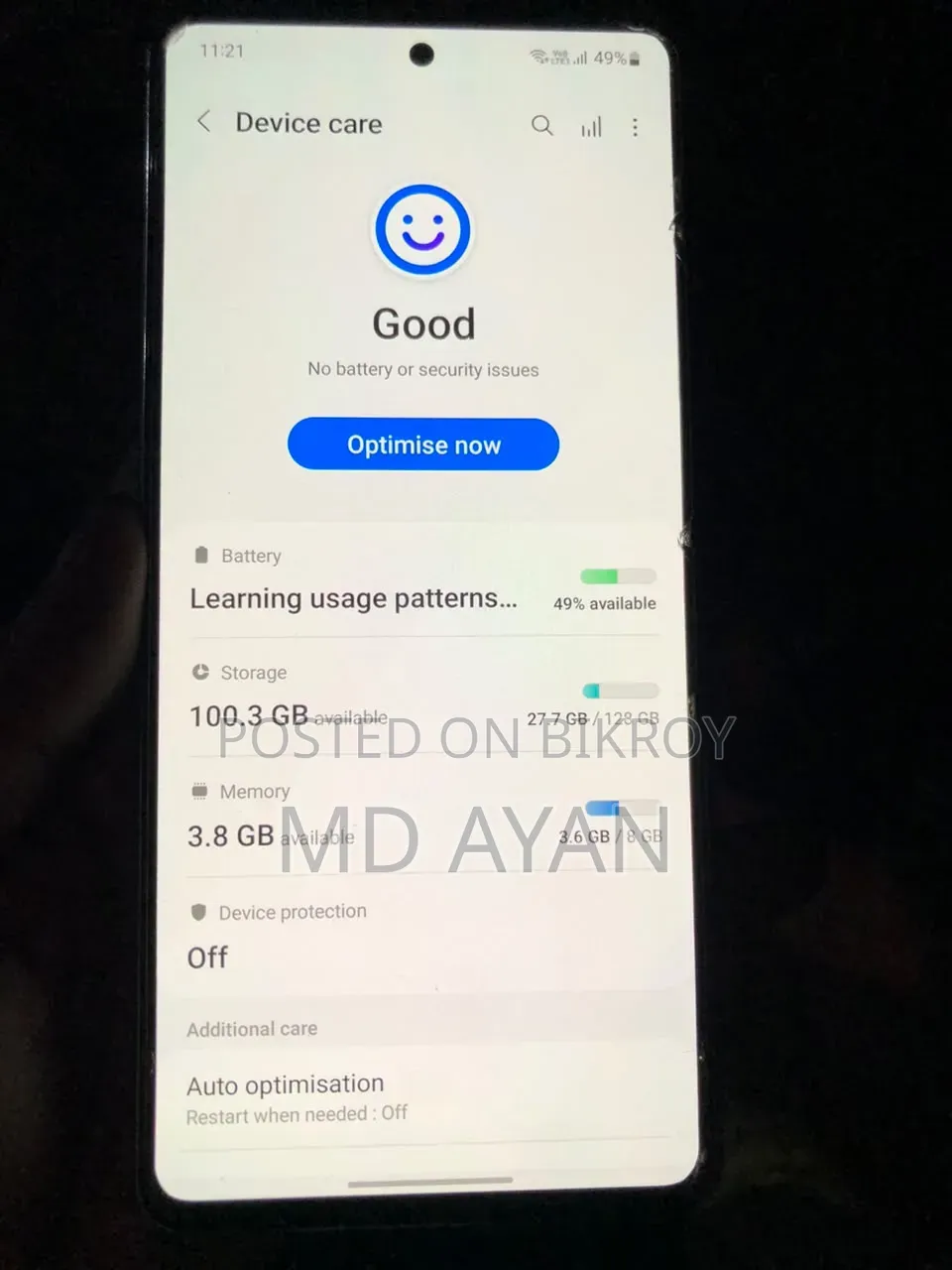 স্যামসাং গ্যালাক্সি নোট ১০ লাইট ১২৮ জিবি