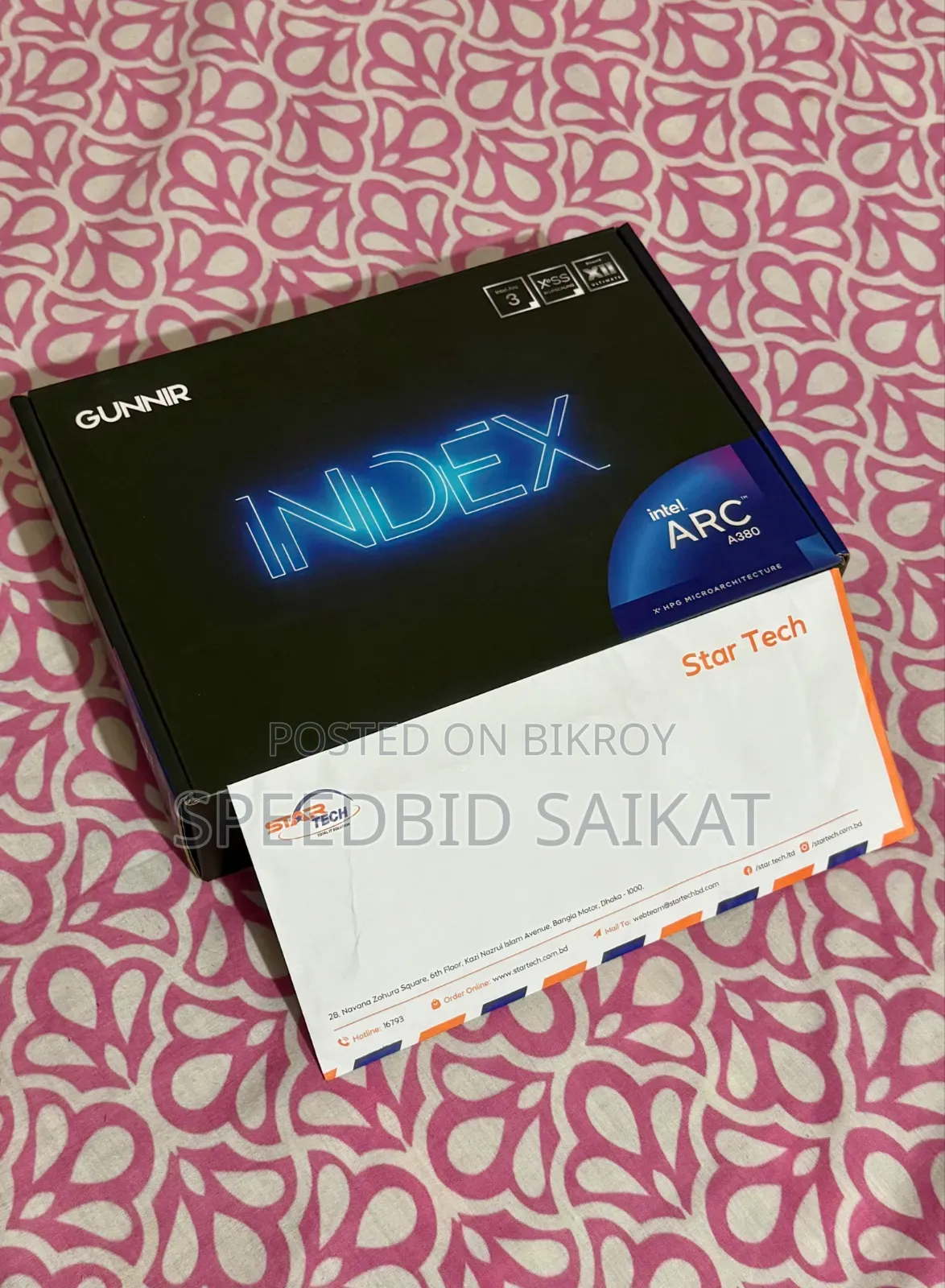 GUNNIR Intel Arc A380 Index 6G GDDR6 গ্রাফিক্স কার্ড