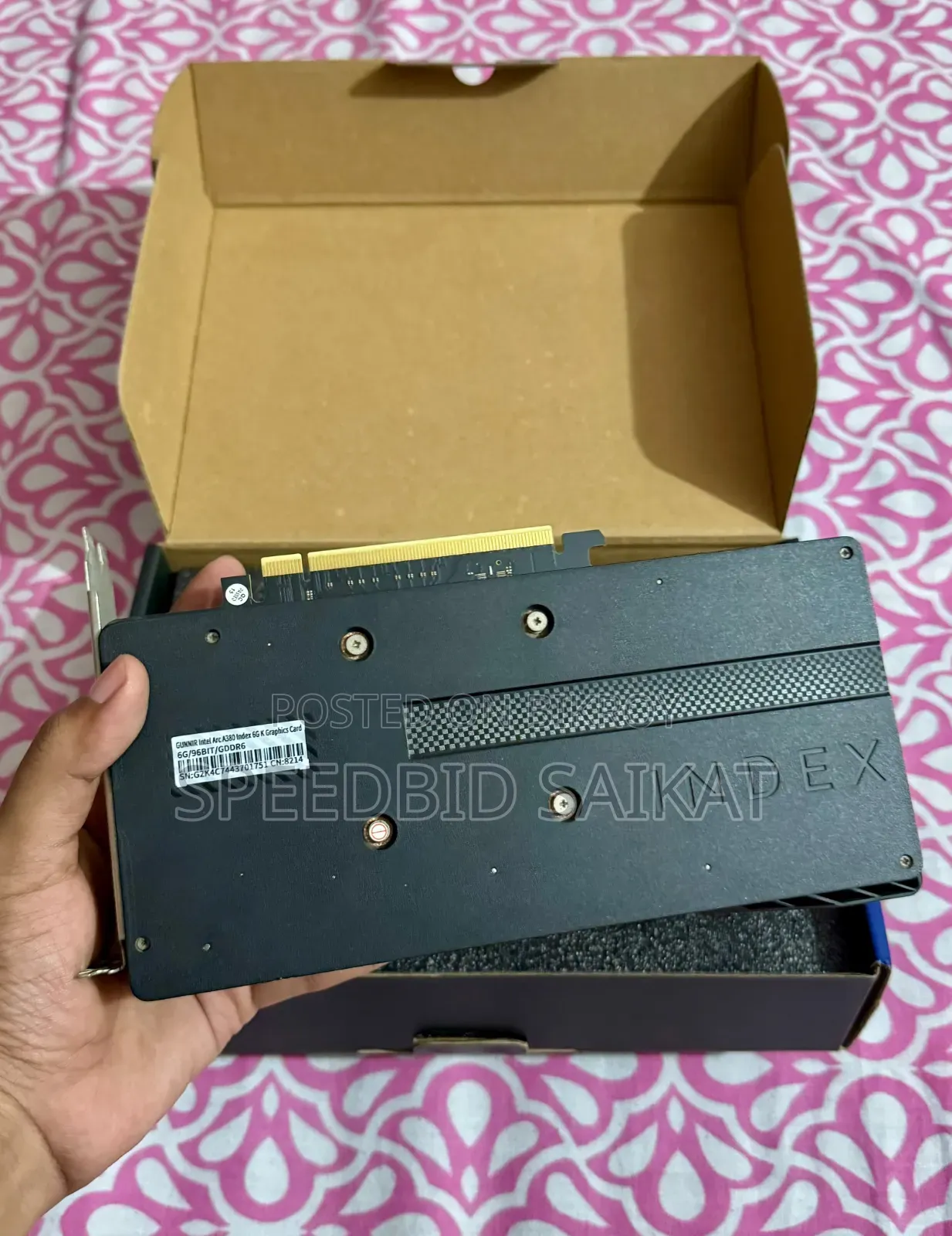 GUNNIR Intel Arc A380 Index 6G GDDR6 গ্রাফিক্স কার্ড