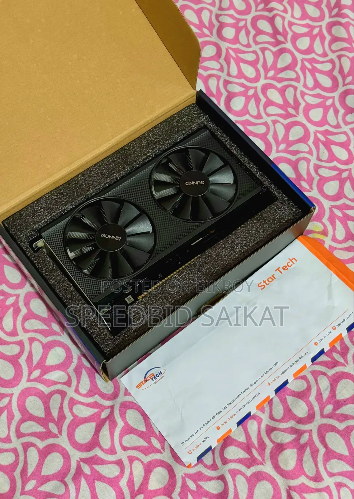 GUNNIR Intel Arc A380 Index 6G GDDR6 গ্রাফিক্স কার্ড