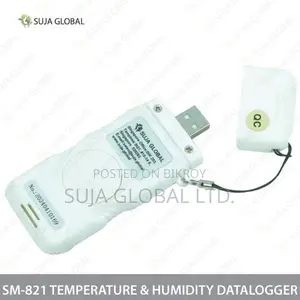 SM-821 Portable Temperature Humidity Data Logger With USB Interface