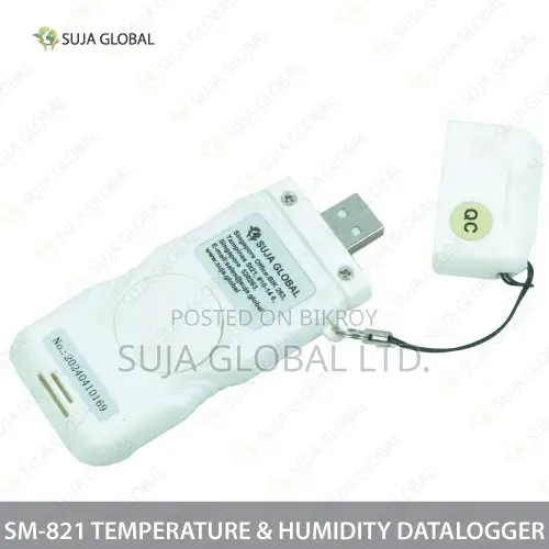 SM-821 Portable Temperature Humidity Data Logger With USB Interface