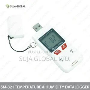 SM-821 Portable Temperature Humidity Data Logger With USB Interface