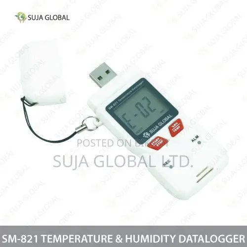 SM-821 Portable Temperature Humidity Data Logger With USB Interface