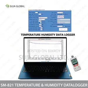 SM-821 Portable Temperature Humidity Data Logger With USB Interface