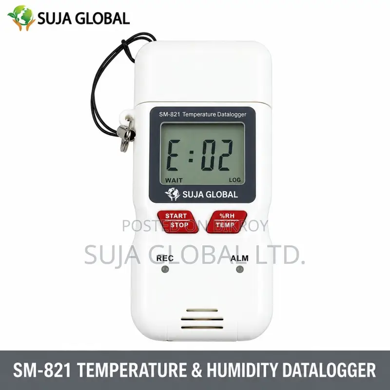 SM-821 Portable Temperature Humidity Data Logger With USB Interface