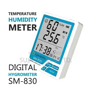 Digital Hygrometer | SM-830 Temperature & Humidity Meter Price in BD