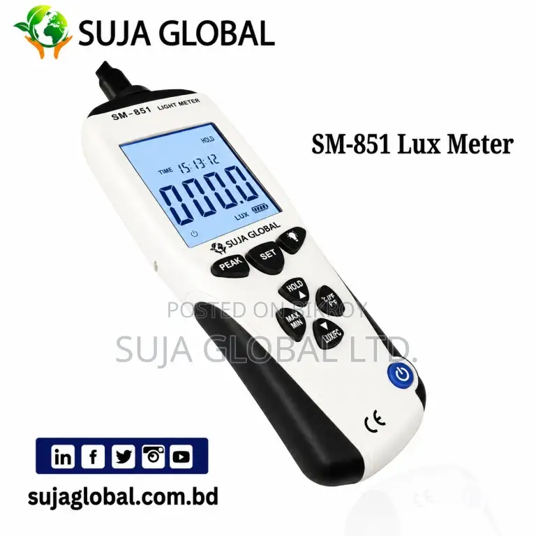 SM-851 Lux Meter | the Illumination Detector | Light Meter Price in BD