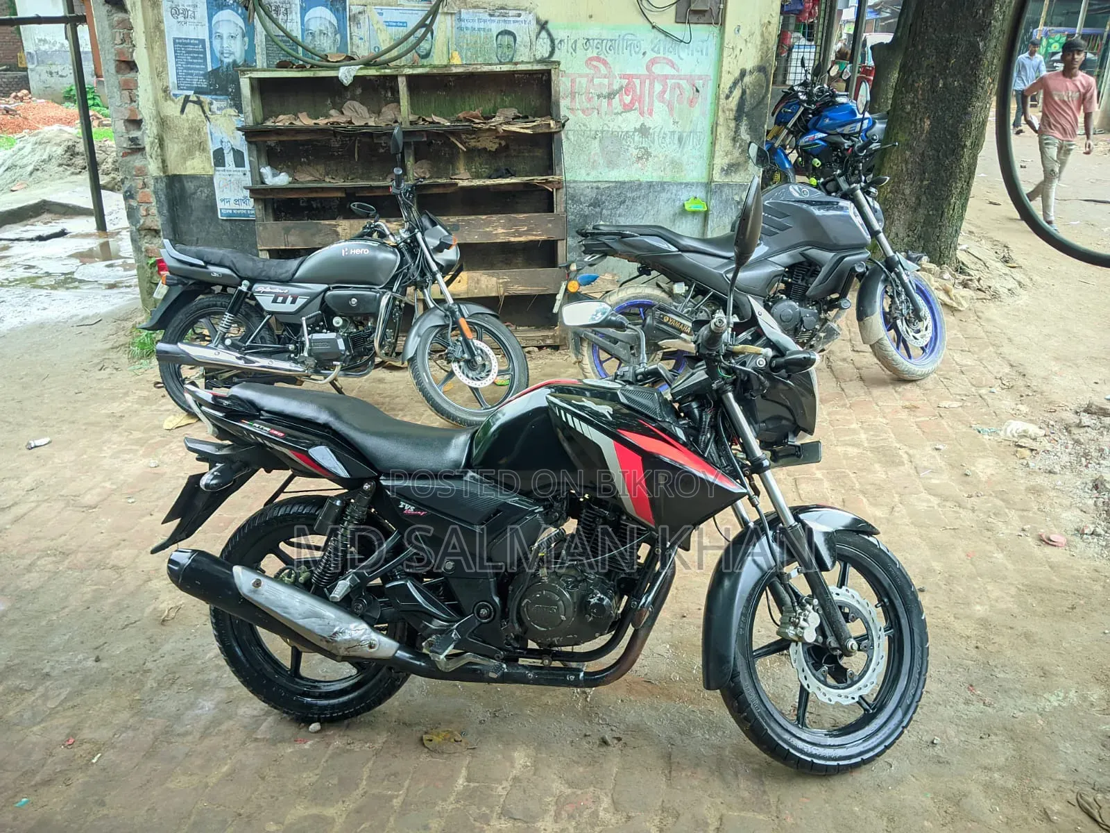 TVS Apache RTR 160 2V 2012 Black