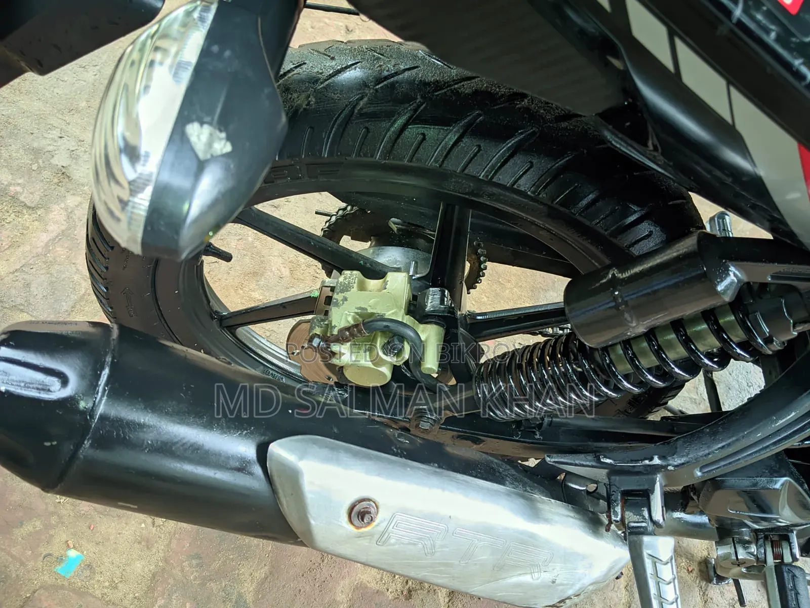 TVS Apache RTR 160 2V 2012 Black