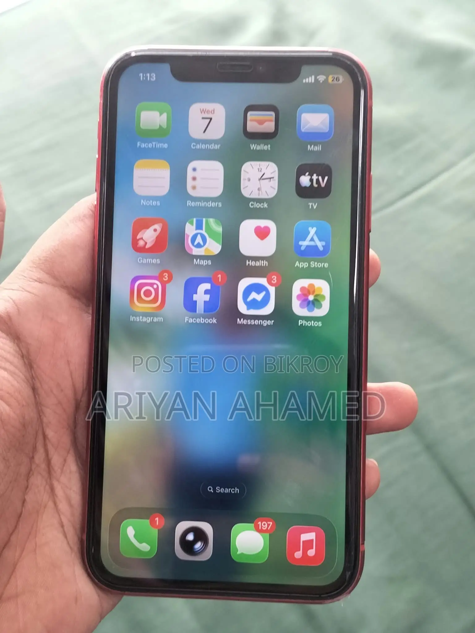 অ্যাপল আইফোন ১১ ১২৮ জিবি লাল