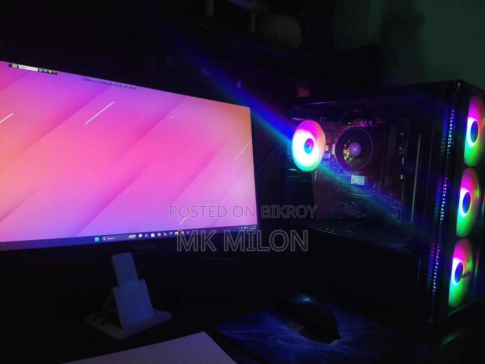 Desktop Computer MSI Model 16GB AMD Ryzen 5 SSD 256GB