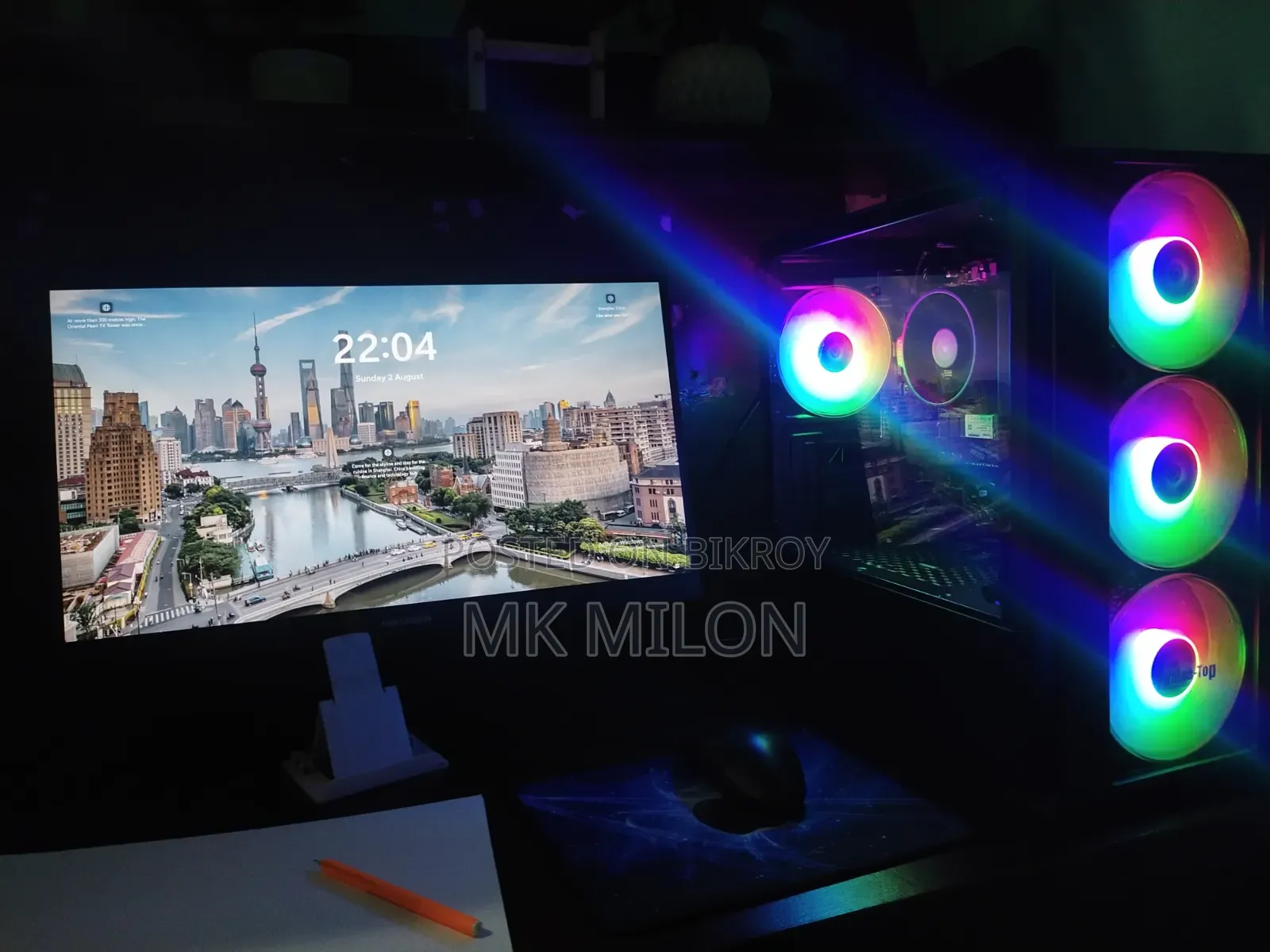 Desktop Computer MSI Model 16GB AMD Ryzen 5 SSD 256GB