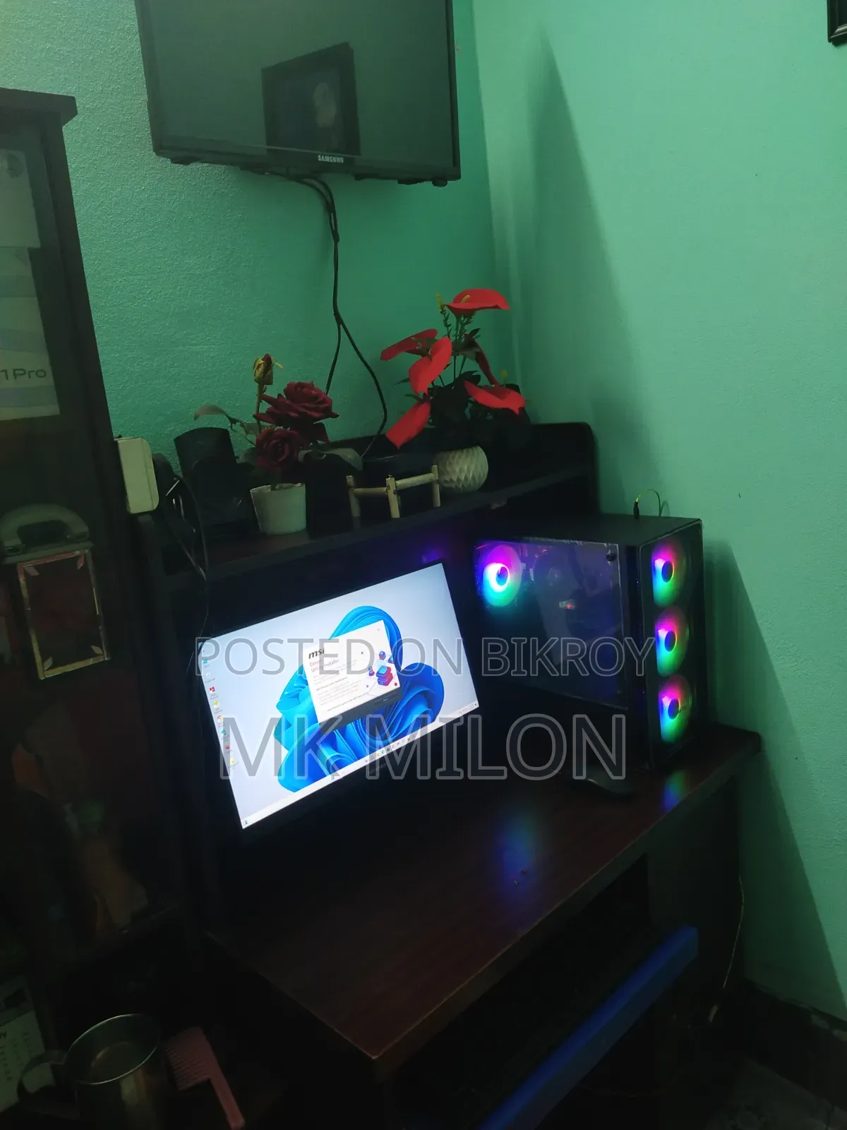 Desktop Computer MSI Model 16GB AMD Ryzen 5 SSD 256GB