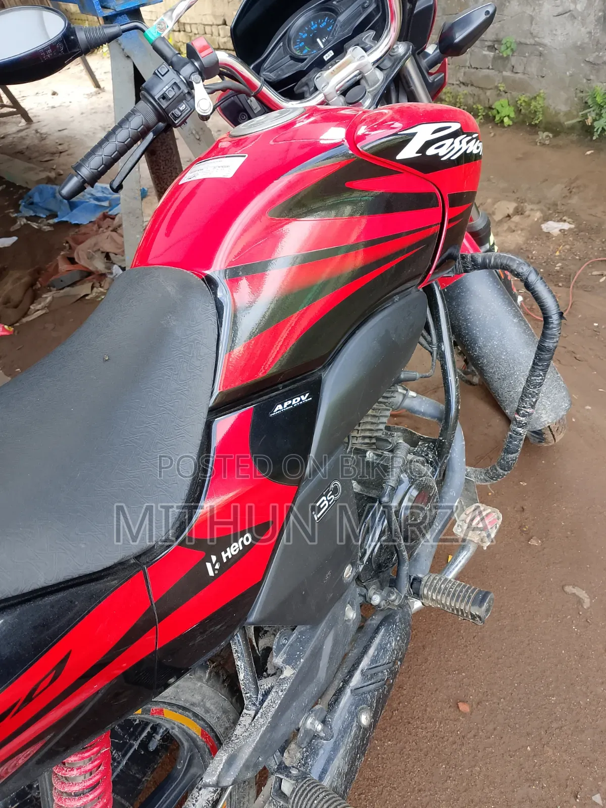 নতুন হিরো প্যাশন এক্সপ্রো আইথ্রিএস ২০২৫ লাল