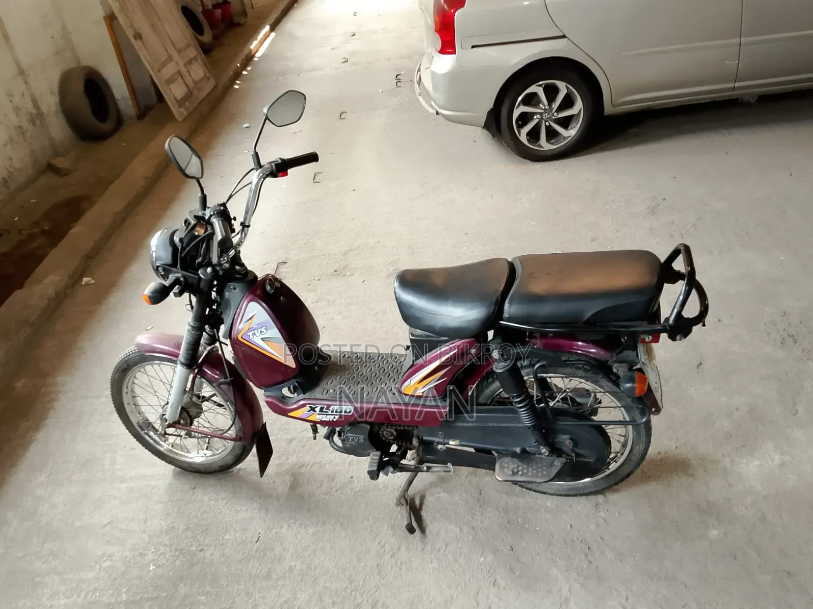 টিভিএস এক্সএল ১০০ ২০২২ পার্পল