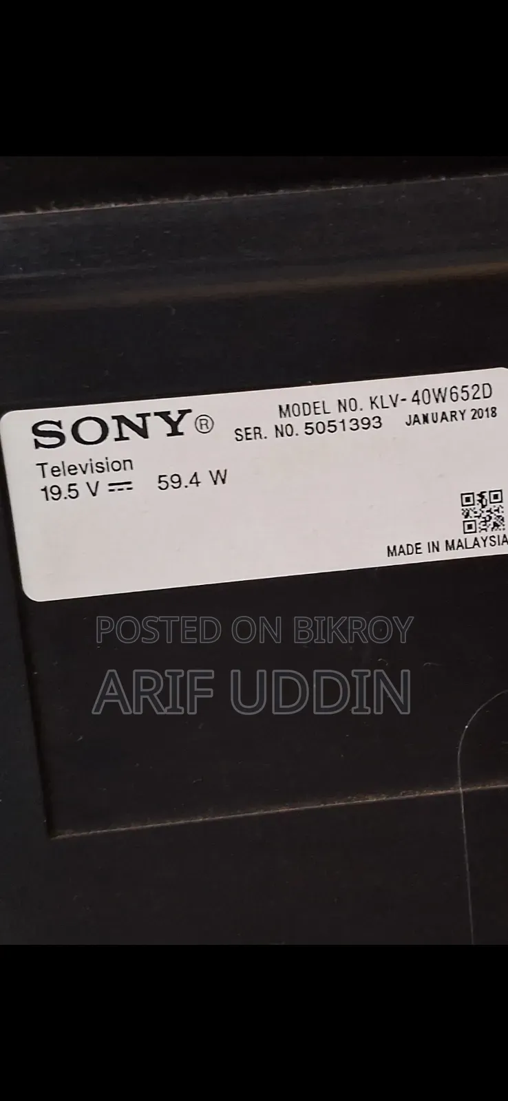 Sony Bravia 40"