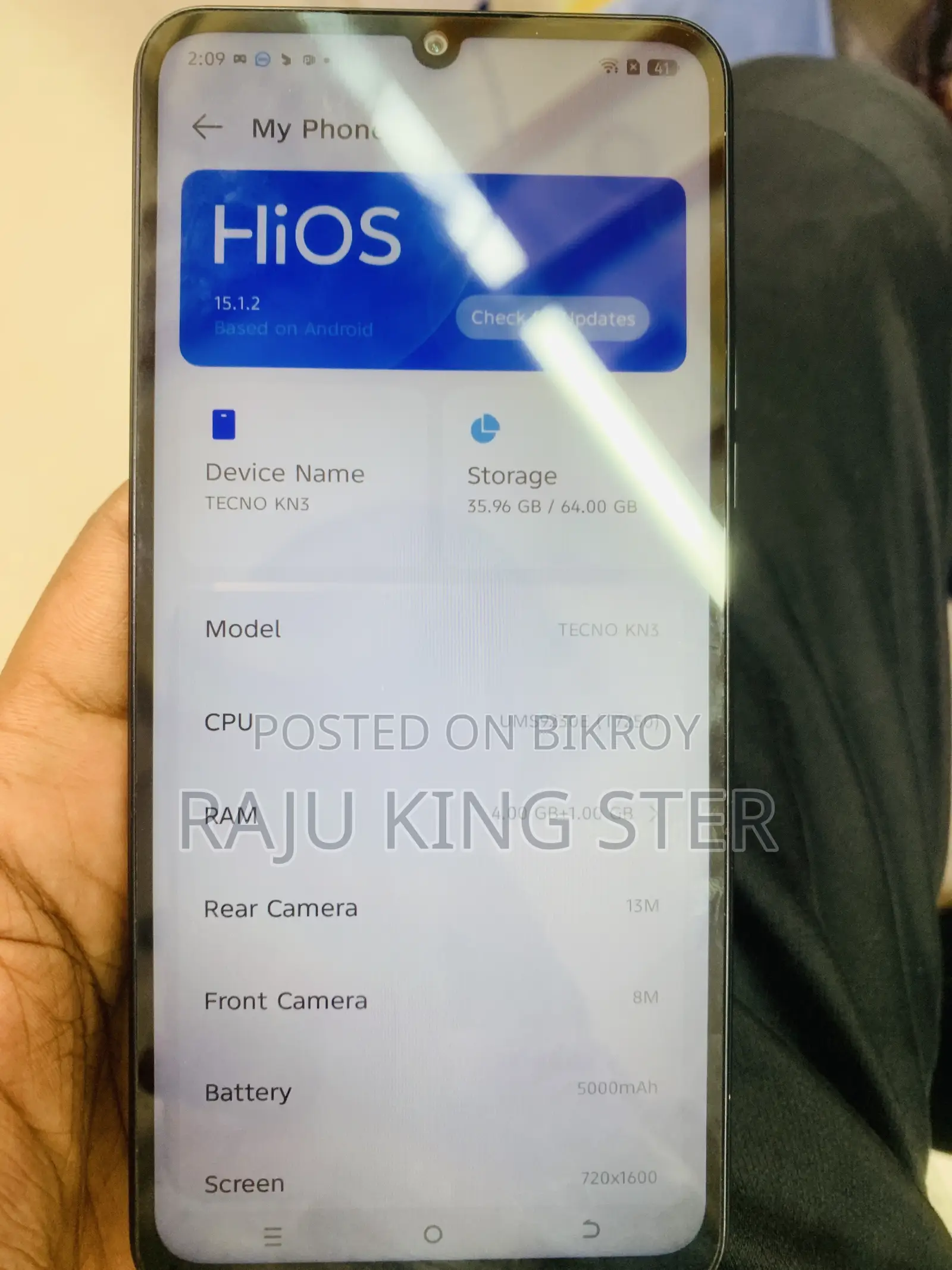 Tecno Spark Go 3 64 GB Gray