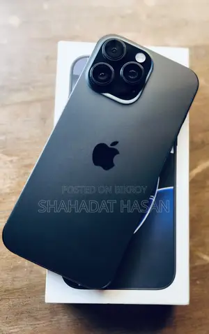অ্যাপল আইফোন ১৬ প্রো ম্যাক্স ২৫৬ জিবি ব্ল্যাক