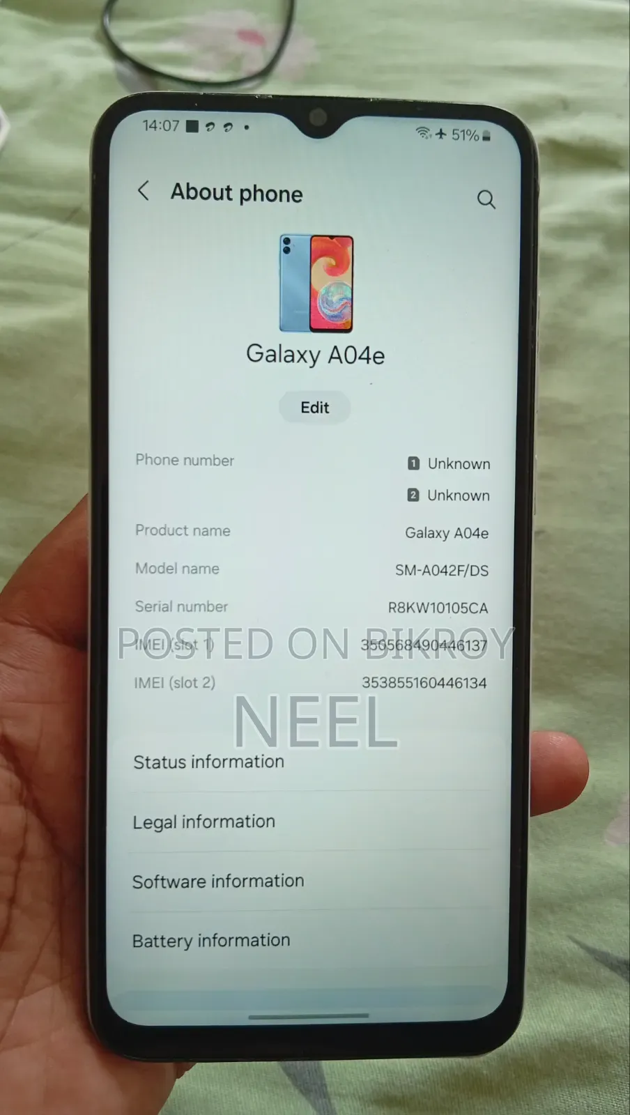 Samsung Galaxy A04e 32 GB Silver