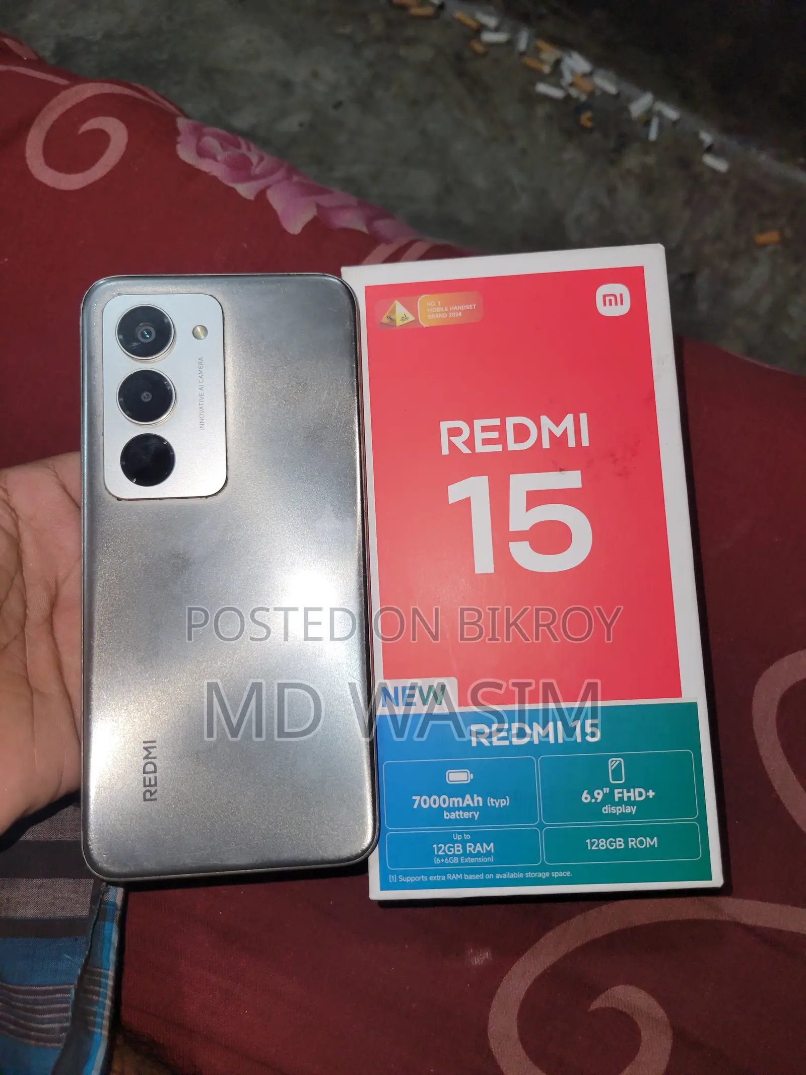 Xiaomi Redmi 15 128 GB Silver