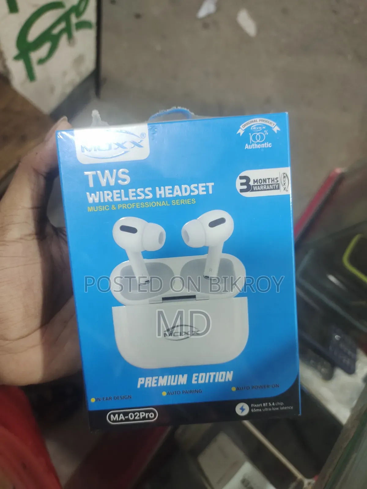 MOXX MA-02Pro TWS Wireless Headset – Premium Edition
