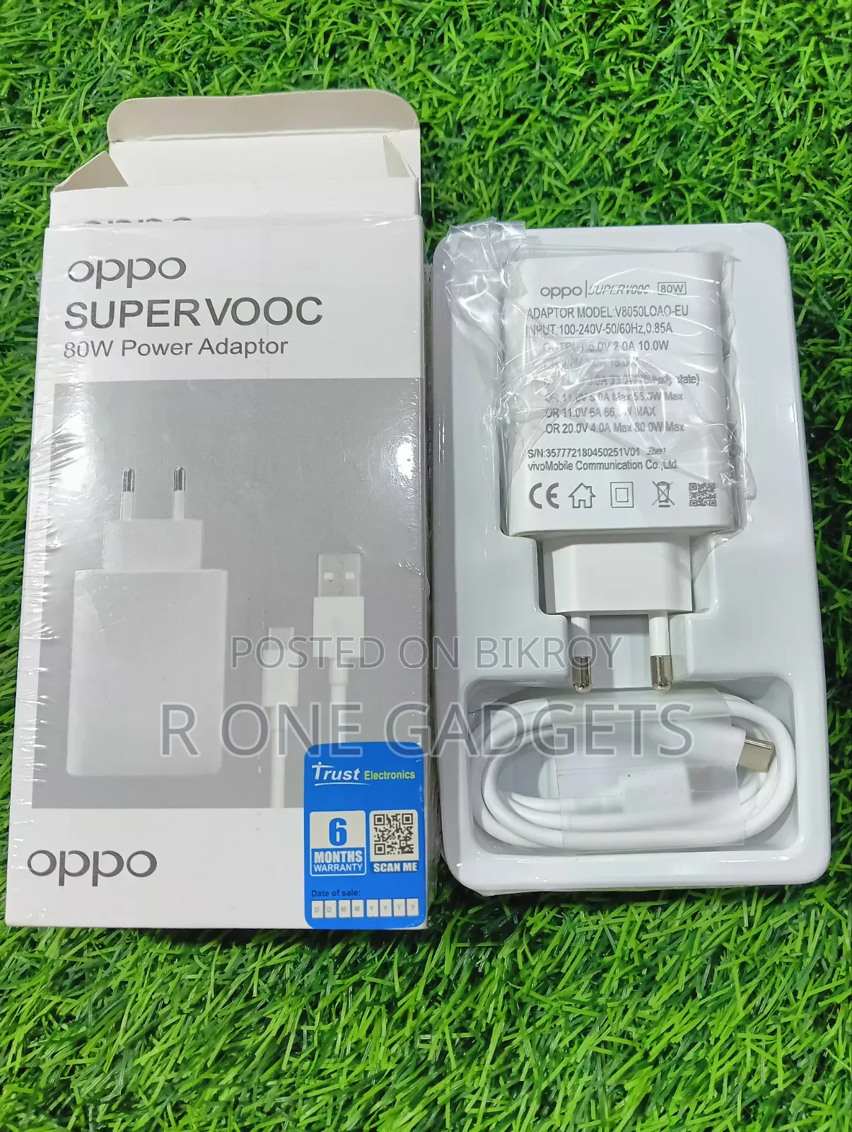 Oppo 80w Supervooc Original Charger
