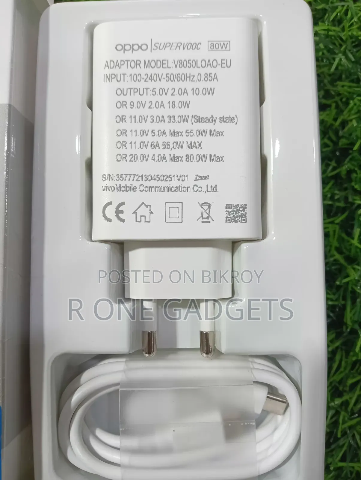 Oppo 80w Supervooc Original Charger