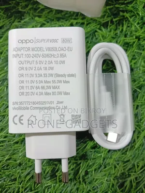 Oppo 80w Supervooc Original Charger