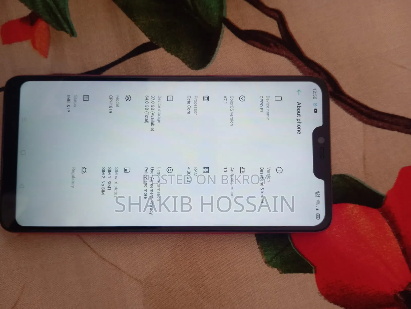 Oppo F7 64 GB Red