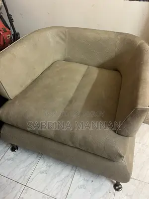 Beige Leather Couches Set