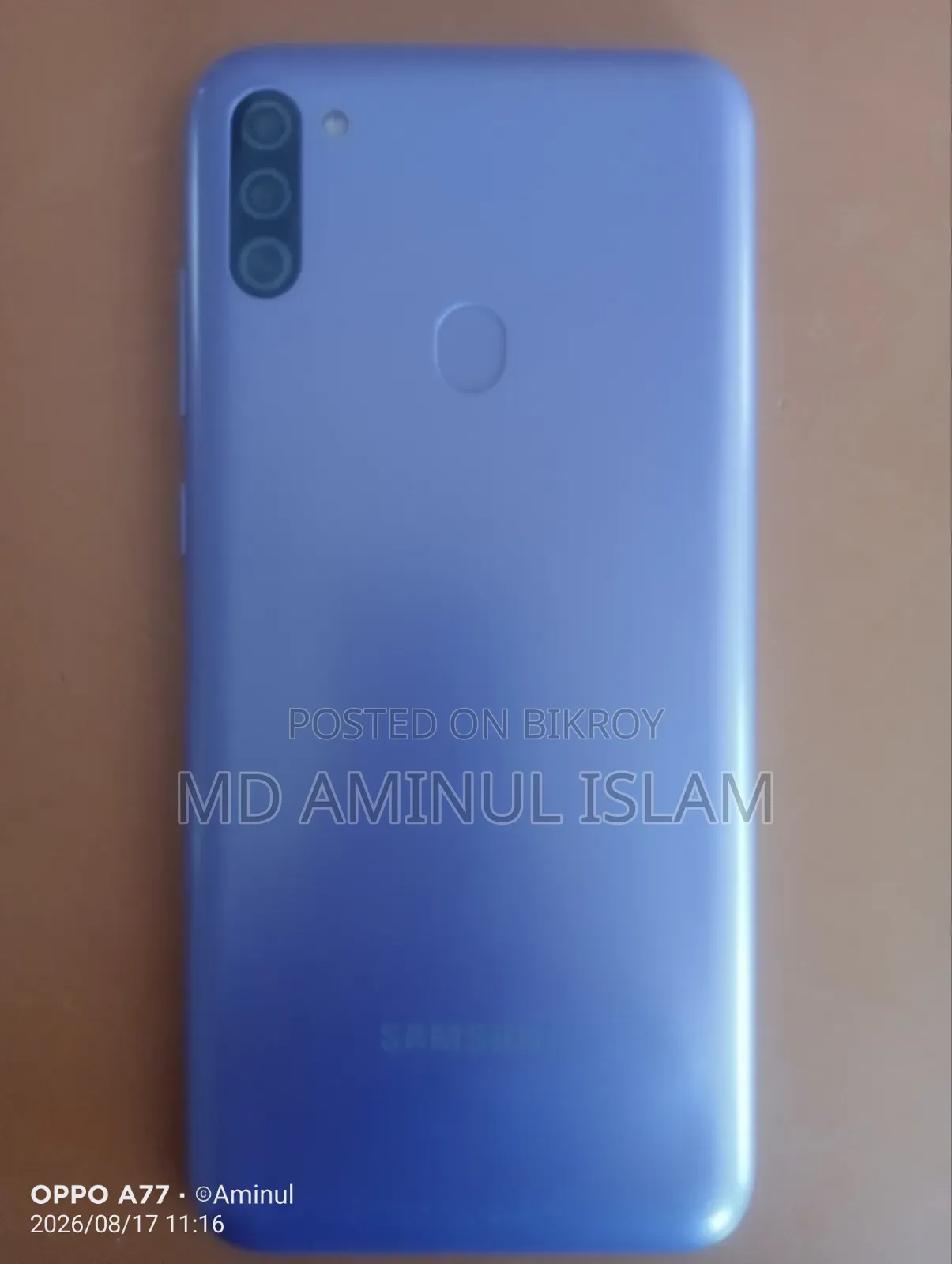 স্যামসাং গ্যালাক্সি এম১১ ৩২ জিবি নীল