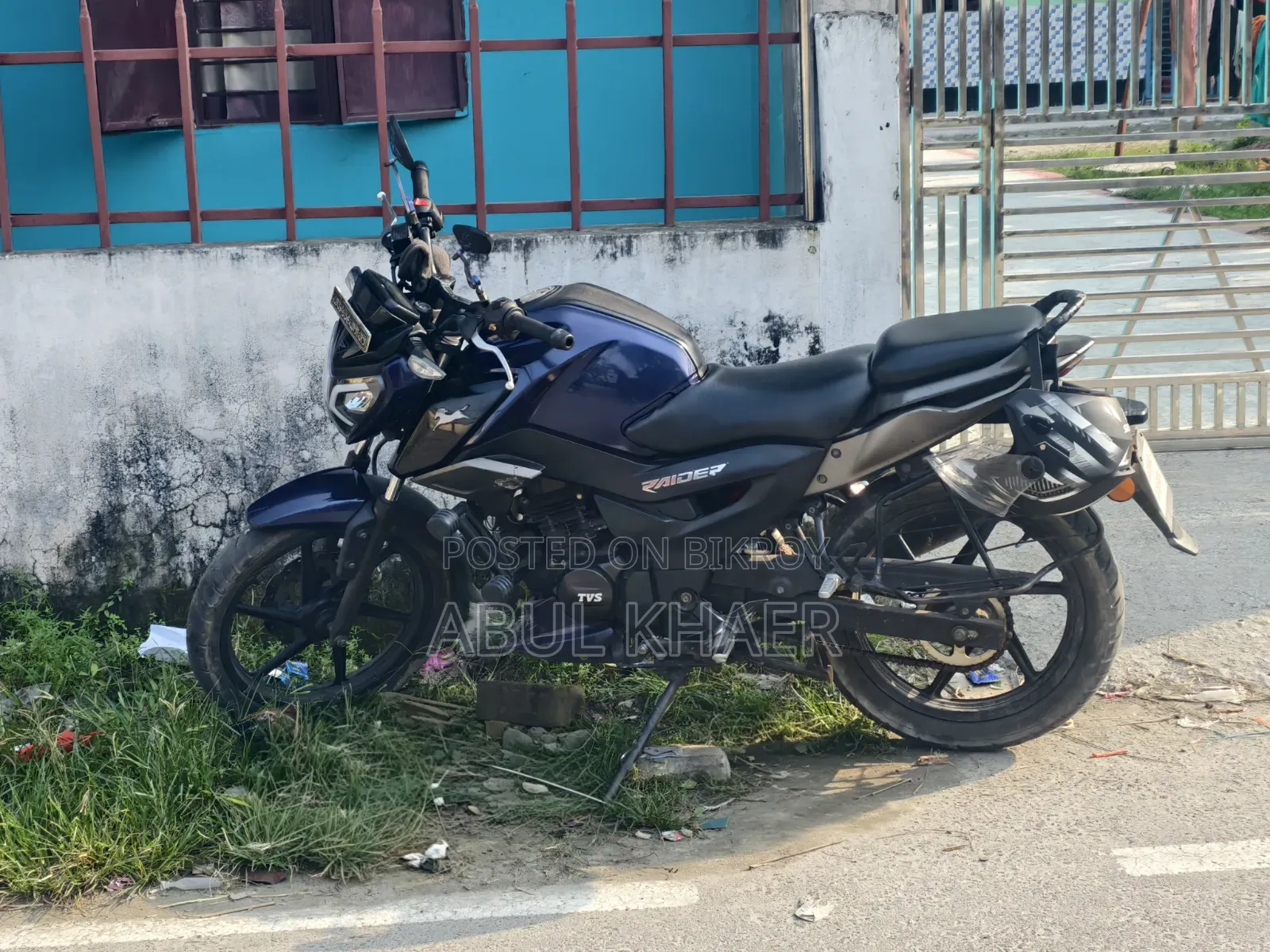 TVS Raider 125 2024 Blue
