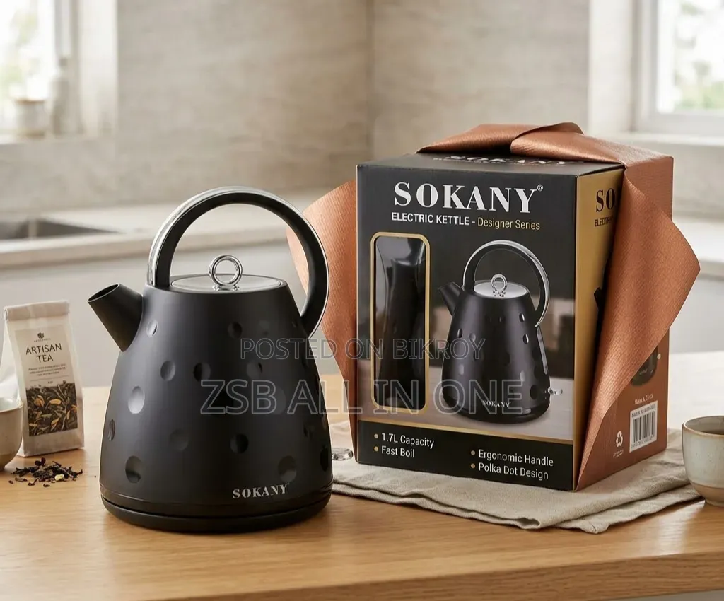 Sokany SK-1033 Electric Kettle (1.7-Liter)