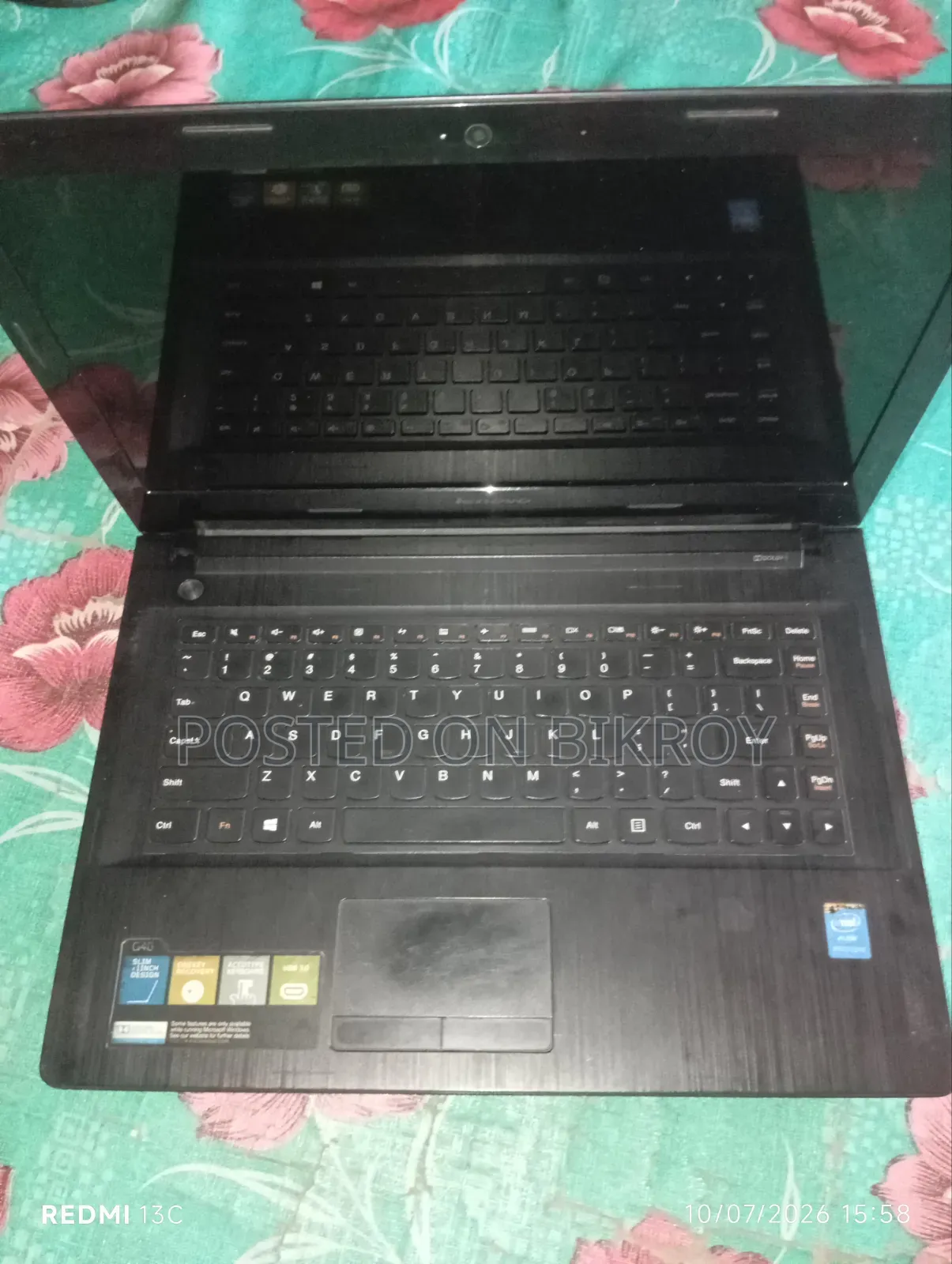 Laptop Lenovo G40 4GB Intel Pentium HDD 512GB