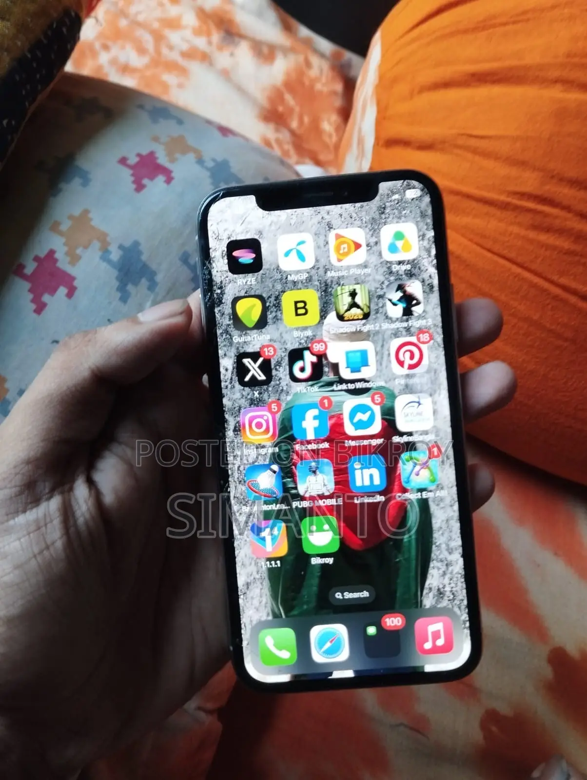 Apple iPhone X 256 GB Silver
