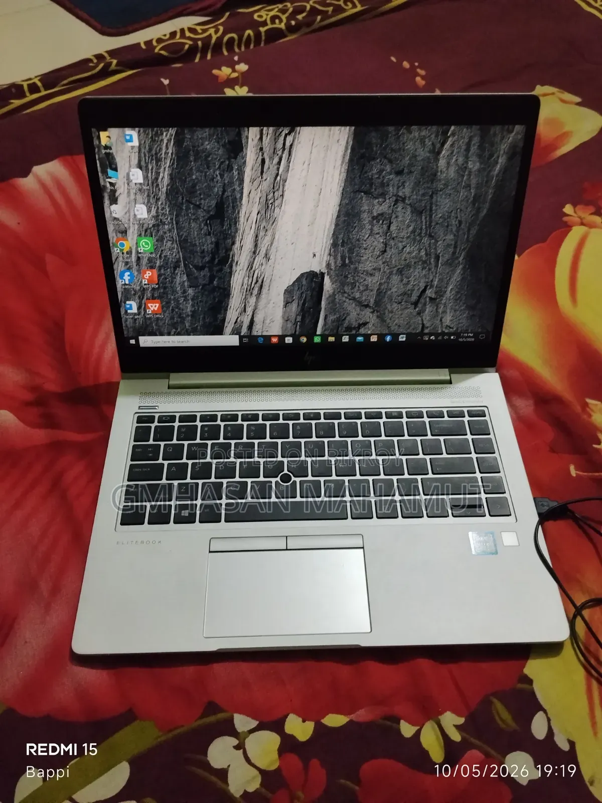 Laptop HP EliteBook 840 G6 8GB Intel Core i5 SSD 256GB