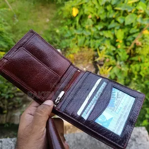 100% Leather Money Bag