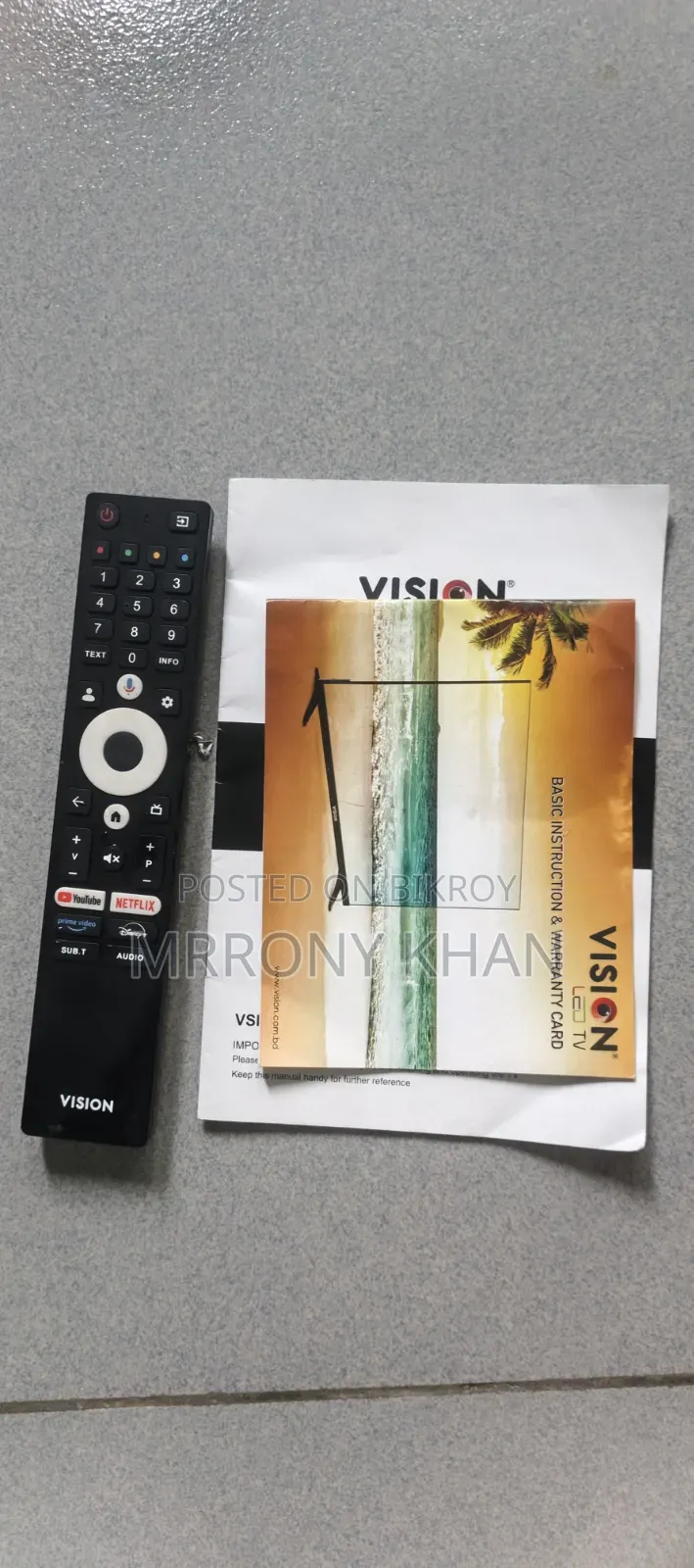Vision Google 43 Inch Smart Android 4k TV