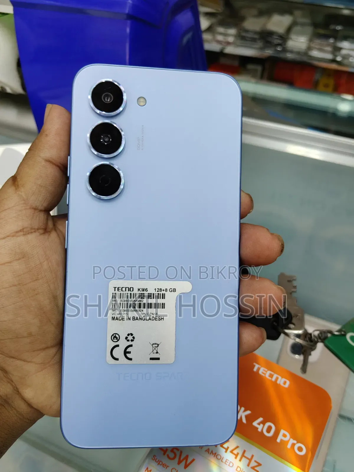 Tecno Spark 40 Pro 128 GB Blue