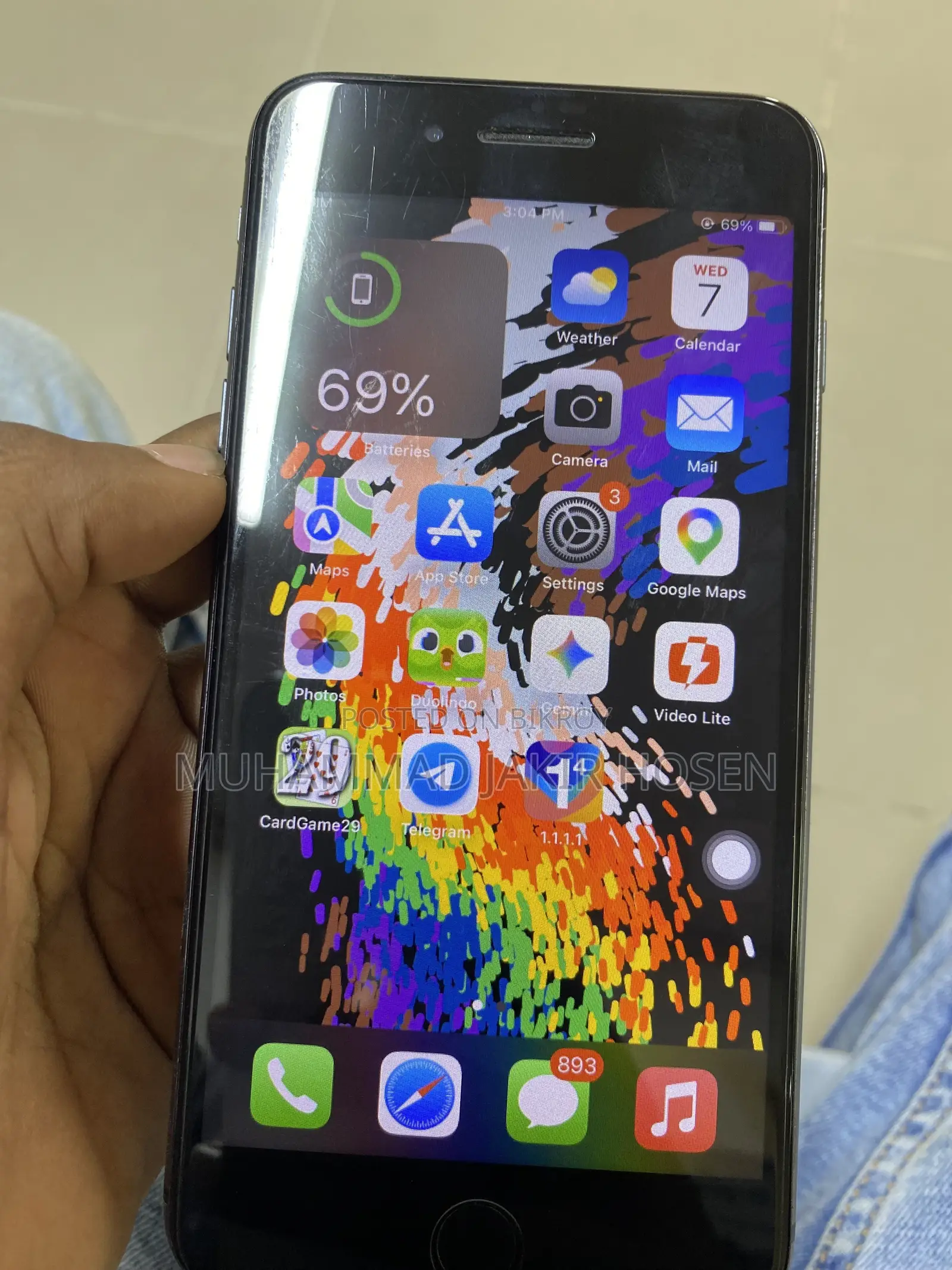 অ্যাপল আইফোন ৮ প্লাস ১২৮ জিবি ব্ল্যাক