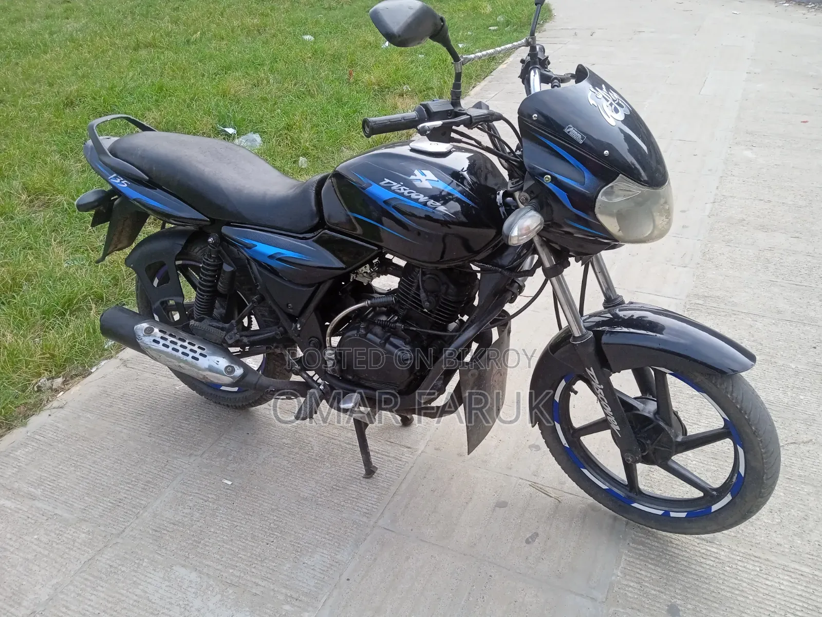 বাজাজ ডিসকভার ১৩৫ ২০০৮ ব্লু