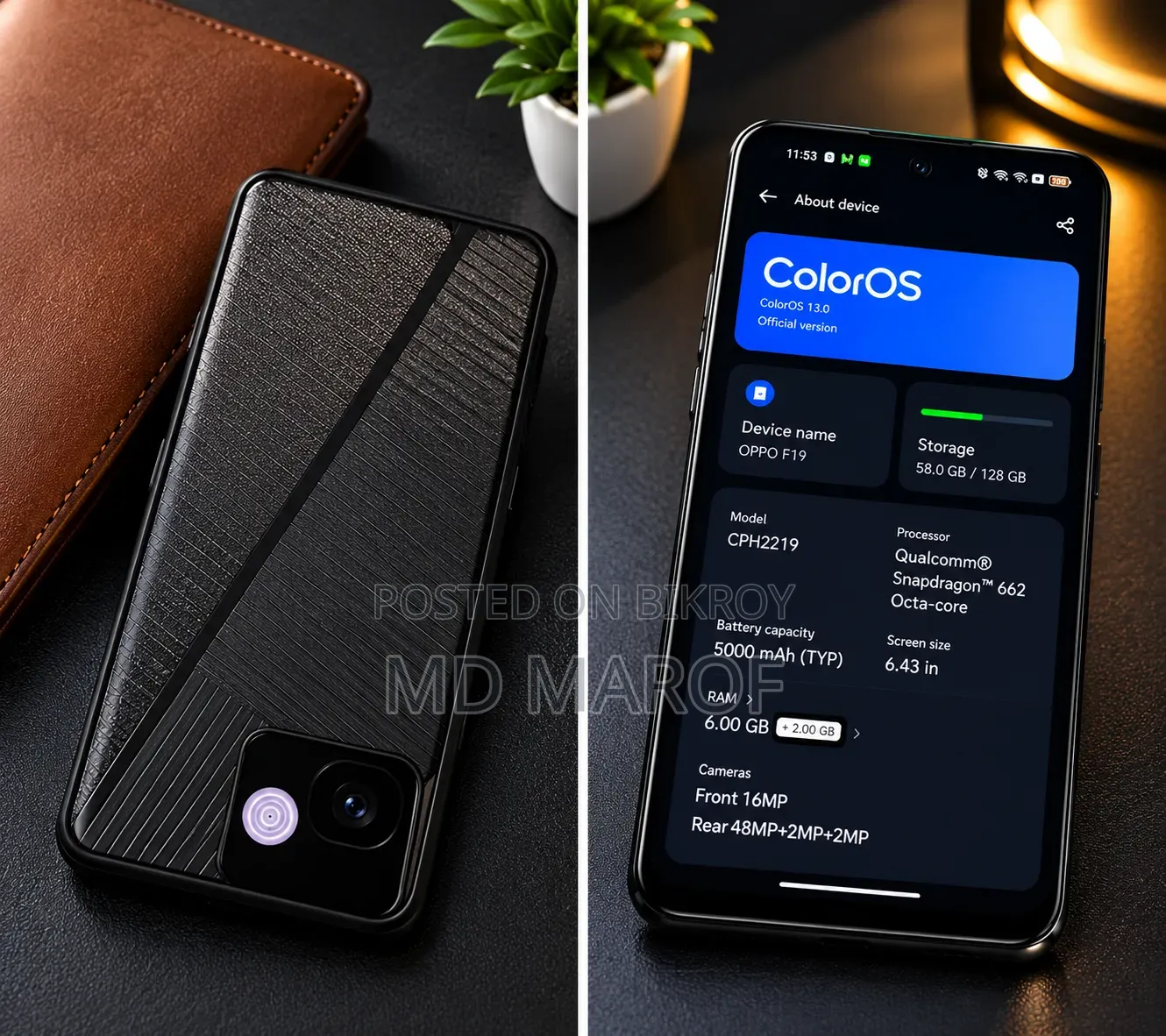 Oppo F19 Pro 128 GB Gray