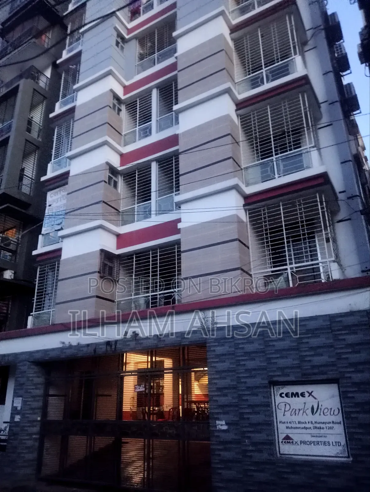 4 Bedroom Apartment in Humayun Road Cemex, Mohammadpur for sale