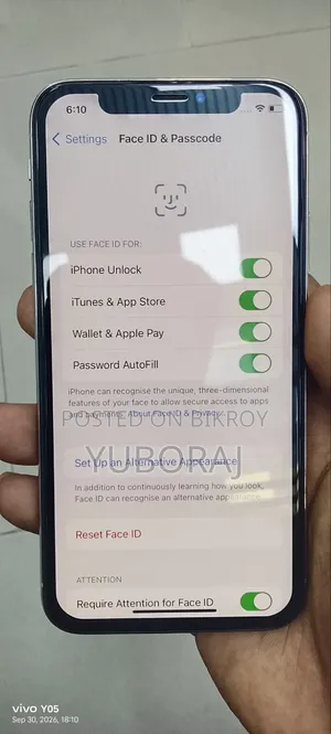 Apple iPhone X 256 GB White